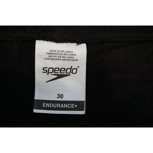Speedo Mens Black Endurance+ Jammer Shorts - Size 30 NWT - Picture 5 of 8
